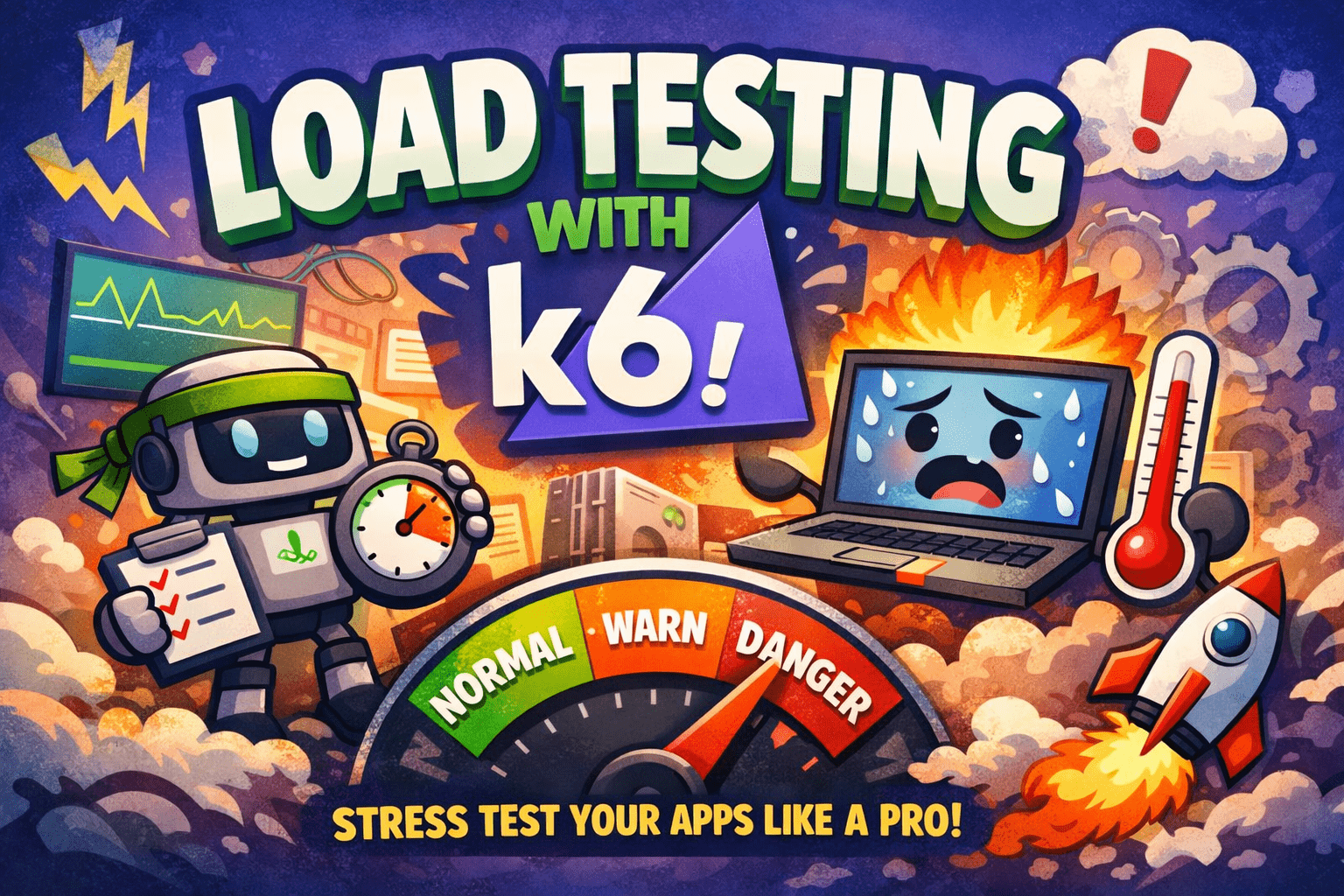 🚀 Mastering Load Testing with k6: A Fun and Interactive Guide 🏃♂️💨 cover